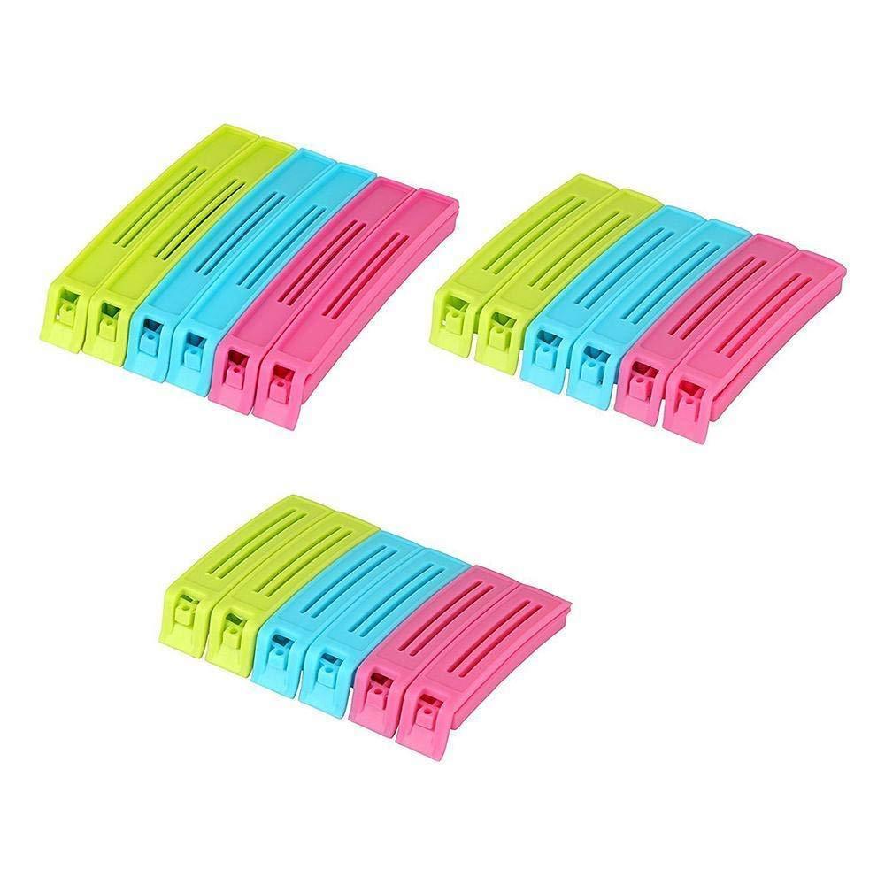 0105 Plastic Snack Bag Clip Sealer Set (18 Pcs, Multicolour) - SkyShopy 0105 Plastic Snack Bag Clip Sealer Set (18 Pcs, Multicolour) - SkyShopy
